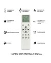 BRISA MINI * Ventilador IP44 BLANCO LED 20W-2700K-5000K